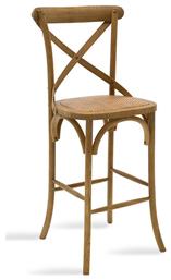 Σκαμπό Μπαρ Reid Ανοικτό Καρυδί 45x52x116εκ. Pakketo