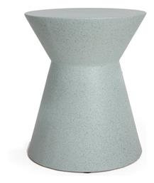 Σκαμπό Εξωτερικού Χώρου από Τσιμέντο Biella Light Blue 35x35x44εκ. Soulworks