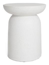 Σκαμπό Εξωτερικού Χώρου από Τσιμέντο Rieti Terazzo White 35x35x45εκ. Soulworks