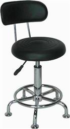 Σκαμπό Γραφείου με Πλάτη Bar73 Μαύρα 2τμχ 38x43x59cm - Zita Plus