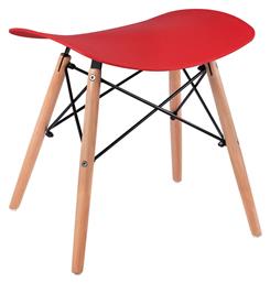 Σκαμπό Κουζίνας Tonia Κόκκινο 47x34.5x46.5εκ. HomeMarkt