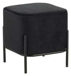 Σκαμπό Σαλονιού Bella Μαύρο 36x36x38εκ. Zita Plus