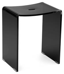 Σκαμπό Σαλονιού Black 43.5x37x28εκ. Navaris