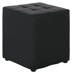 Σκαμπό Σαλονιού Cony Μαύρο 37x37x42εκ. Woodwell