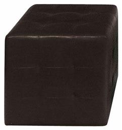 Σκαμπό Σαλονιού Cony Σκούρο καφέ 37x37x42εκ. Woodwell
