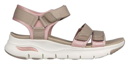 Arch-fit Fresh Γυναικεία Σανδάλια σε Καφέ Χρώμα Skechers