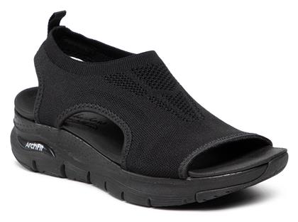 City Catch Γυναικεία Σανδάλια σε Μαύρο Χρώμα Skechers