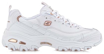 Skechers D'Lites Fresh Start Γυναικεία Chunky Sneakers Λευκά από το Cosmossport