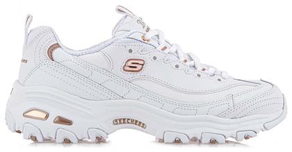 Skechers D'Lites Fresh Start Γυναικεία Chunky Sneakers Λευκά από το Intersport