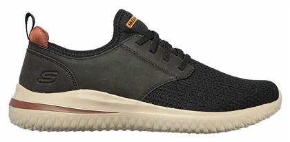 Delson 3.0 Mooney Ανδρικά Sneakers Μαύρα Skechers
