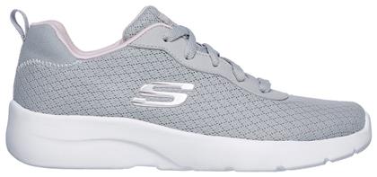 Diamond Mesh Lace Up Γυναικεία Running Γκρι Skechers