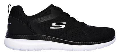 Engineered Γυναικεία Sneakers Μαύρα Skechers