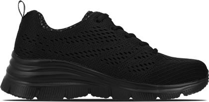 Skechers Lace-up Trainers Γυναικεία Sneakers Μαύρα