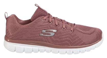 Memory Foam Γυναικεία Αθλητικά Παπούτσια Running Ροζ Skechers