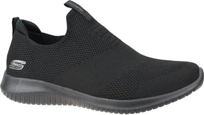 Skechers Ultra Flex-First Take Γυναικεία Slip-On σε Μαύρο Χρώμα από το Modivo