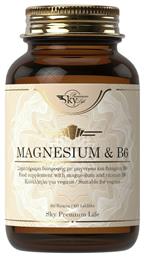 Magnesium & Vitamin B6 60 ταμπλέτες Sky Premium Life