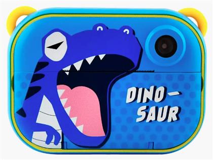 Instant Kids Παιδική 12MP με Θερμική Εκτύπωση Dinosaur Μπλε Skysonic