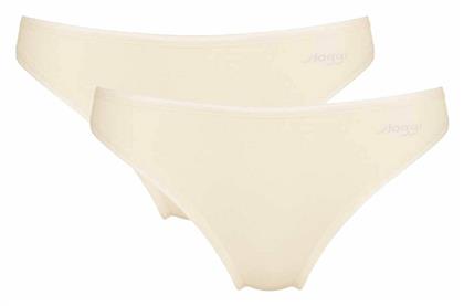 Go H Tai Βαμβακερά Γυναικεία Slip 2Pack Μπεζ Sloggi