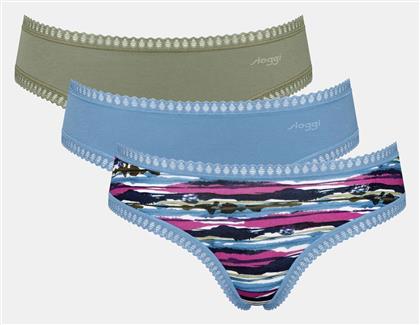 Hipster Γυναικεία Boxer 3Pack Λαδί Sloggi