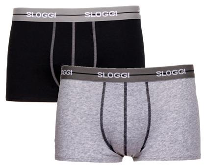 Start Hipster Ανδρικά Μποξεράκια 2Pack Μαύρο / Γκρι Sloggi