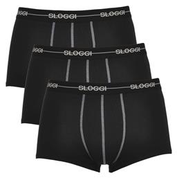 Start Hipster Ανδρικά Μποξεράκια Μαύρα 3Pack Sloggi