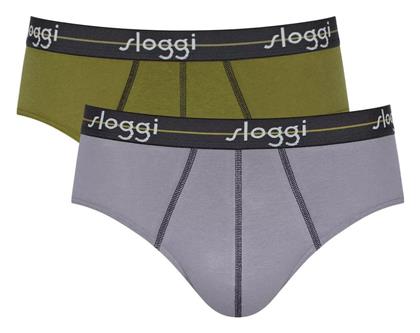 Start Midi Ανδρικά Σλιπ 2Pack Grey/Olive Sloggi