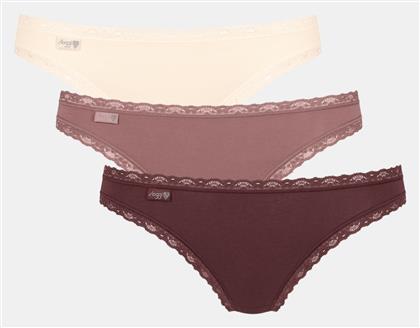 Weekend Holiday Γυναικεία Slip 3Pack Καφέ Sloggi