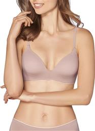 Sloggi WOW Comfort P Μπεζ Σουτιέν με Ελαφριά Ενίσχυση Χωρίς Μπανέλες από το Plus4u