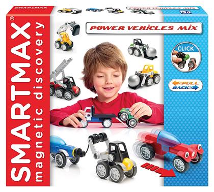 Μαγνητικό Παιχνίδι Κατασκευών Power Mix για Παιδιά 3+ Ετών Smartmax