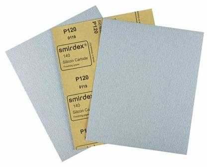 140 Sic Finishing Φύλλο Λείανσης Απλό K120 230x280mm Smirdex