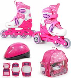 SMJ Sport Combo Inline Rollers Ροζ Παιδικά