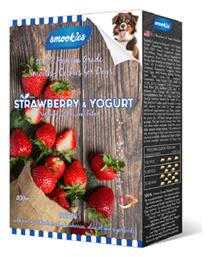 Yogurt Μπισκότο Σκύλου με Φράουλα 200gr Smookies