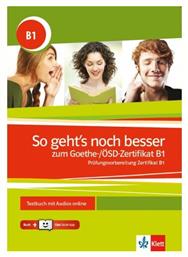 So Geht's Z Goethe-/ösd Zert B1,tb + Glossar + Audios Onl + Book-app Klett