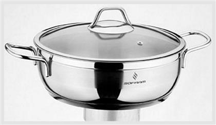 Soft Ανοξείδωτη Ρηχή Κατσαρόλα Sofram