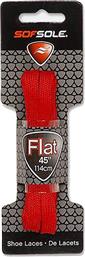 SofSole Flat Red Laces 114Cm 80027 RED από το SportsFactory