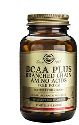 BCAA Plus 50 φυτικές κάψουλες Solgar