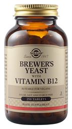 Brewer's Yeast with Vitamin B12 500mg 250 x 1 ταμπλέτες Solgar