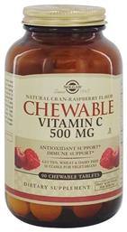 Chewable Vitamin C Βιταμίνη 500mg 90 μασώμενες ταμπλέτες Solgar