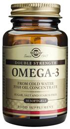 Double Strength Omega 3 Ιχθυέλαιο 30 μαλακές κάψουλες Solgar