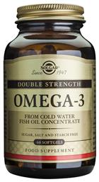 Double Strength Omega 3 Ιχθυέλαιο 60 μαλακές κάψουλες Solgar