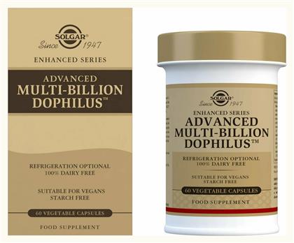 Enchanced Series Advanced Multi-billion Dophilus 60 φυτικές κάψουλες Solgar