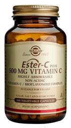 Ester-C Plus Βιταμίνη 500mg 100 x 1 φυτικές κάψουλες 100τμχ Solgar