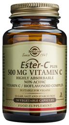 Ester-C Plus Βιταμίνη 500mg 50 φυτικές κάψουλες Solgar