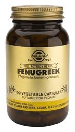 Fenugreek 520mg 100 φυτικές κάψουλες Solgar