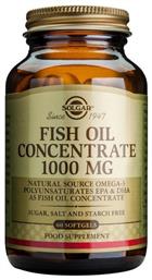 Fish Oil Concentrate Ιχθυέλαιο 1000mg 60 μαλακές κάψουλες Solgar