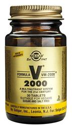 Formula VM-2000 Πολυβιταμίνη 30 ταμπλέτες 30τμχ Solgar