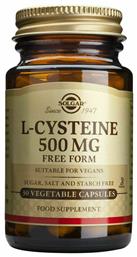 L-Cysteine 30 φυτικές κάψουλες Unflavoured Solgar