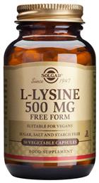L-Lysine 50 φυτικές κάψουλες Unflavoured Solgar