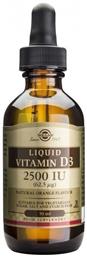 Liquid Vitamin D3 Βιταμίνη 2500iu Πορτοκάλι 59ml Solgar