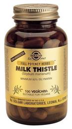 Milk Thistle 100 φυτικές κάψουλες Solgar